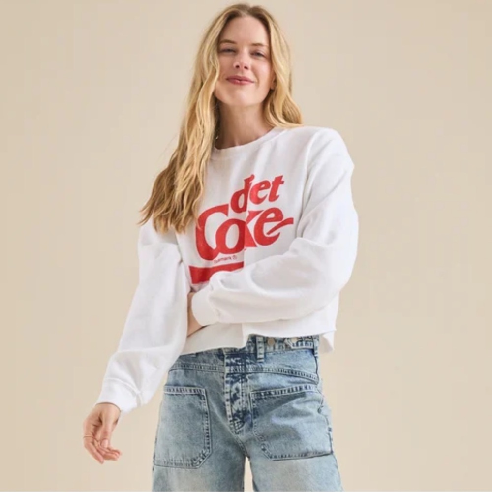 Cropped Diet Coke Sweatshirt